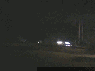 Lightning strike in Westminster, central Carroll County Maryland